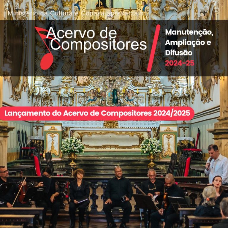 Lançamento do Acervo de Compositores 2024/2025