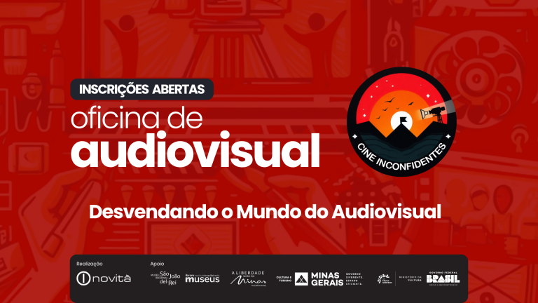 Oficina gratuita de cinema recebe inscrições de jovens de São João del-Rei e região até dia 9 de abril
