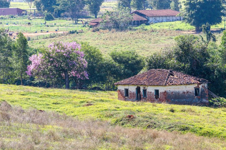 rural farmhouse in mirassol countryside